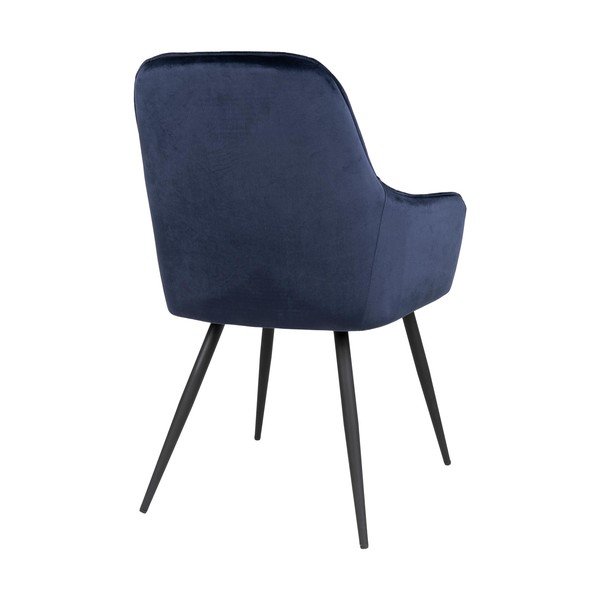 Sinised sametist söögitoolid 2-st komplektis Harbo - House Nordic-image-4