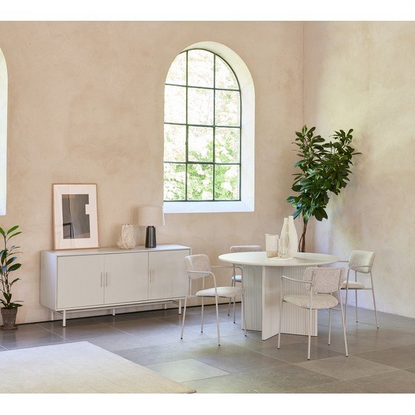 Helehall ümmargune söögilaud ø 110 cm Palma - Unique Furniture-image-1