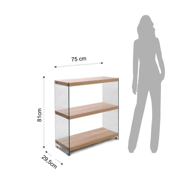 Raamaturiiul, kõrgus 81 cm Nancy - Tomasucci-image-2