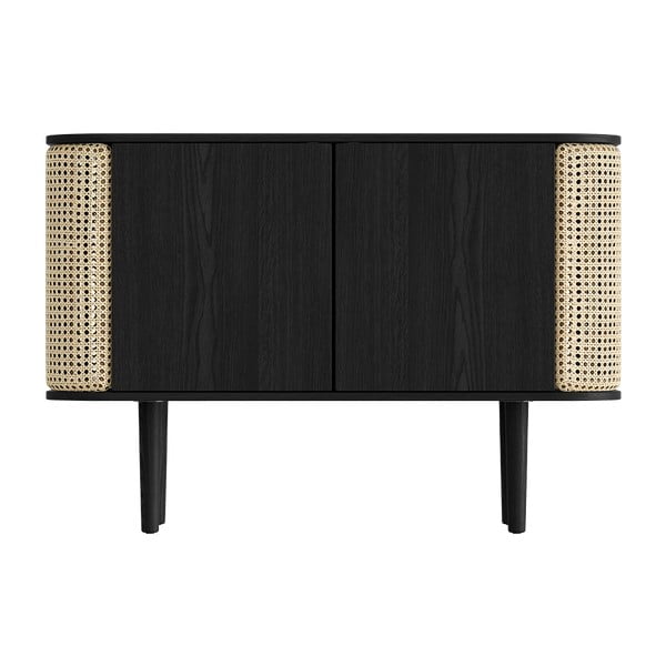 Madal kapp tammepuust must ja naturaalne 109x75 cm 109x75 cm Treasures - UMAGE-image-3