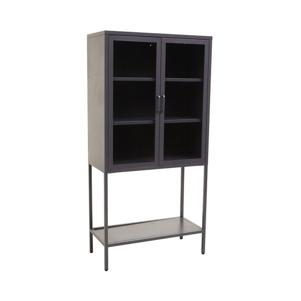 Hall terasest vitriinkapp 75x150x35 cm Acier - Premier Housewares