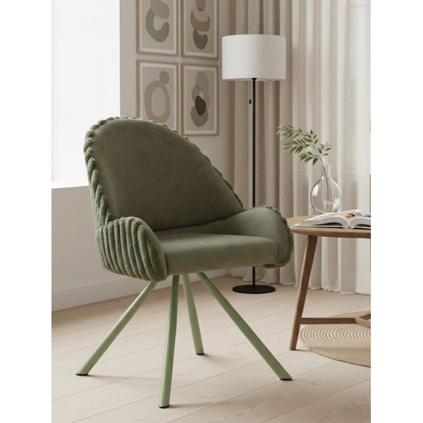 Rohelised polsterdatud söögitoolid 2 tk komplektis Stockholm - Mauro Ferretti-image-1