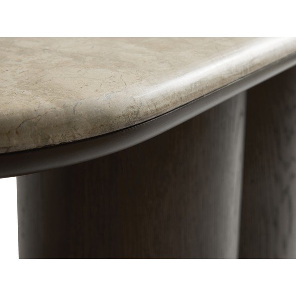 Konsoollaud marmorist pealispinnaga, tume naturaalne värv, 38x120 cm Piazze - Unique Furniture-image-3