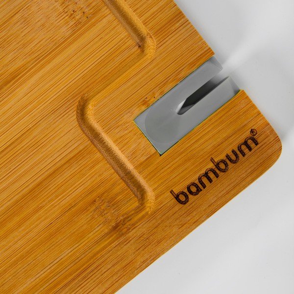 Bambusest lõikelaud koos teritajaga, Livada, 33x25 cm - Bambum-image-1
