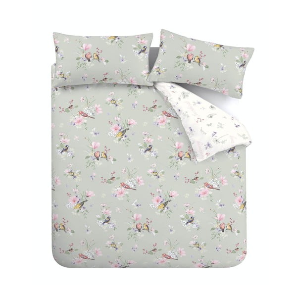 Heleroheline voodipesu kaheinimesevoodile 200x200 cm Songbird - Catherine Lansfield-image-2