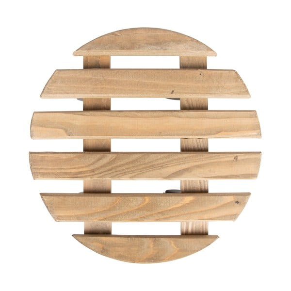 Puidust mobiilne alus lillepottidele ø 29 cm (kõrgus 8 cm) Indoor & Outdoor – Esschert Design-image-3