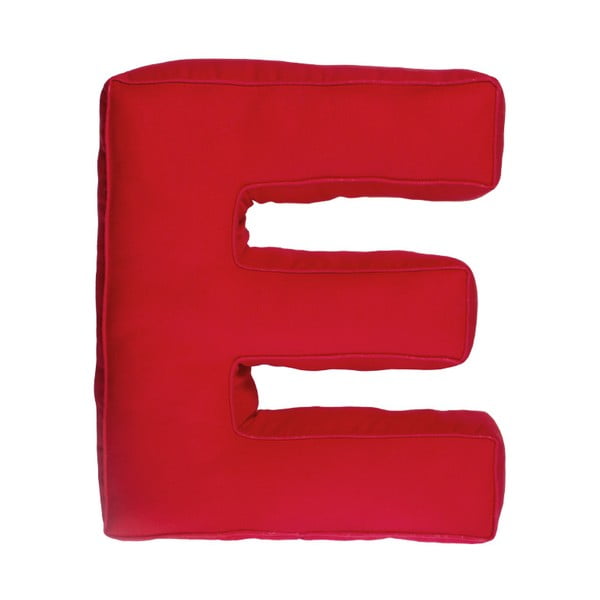 Látkový polštář E, červený