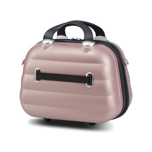 Růžový dámský příruční cestovní kufřík My Valice SMART BAG RESSNO Make Up & Hand Suitcase-image-1