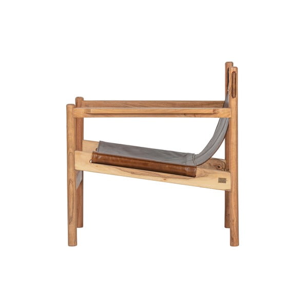 Pruunist pühvlinahast tugitool Chill - BePureHome-image-2