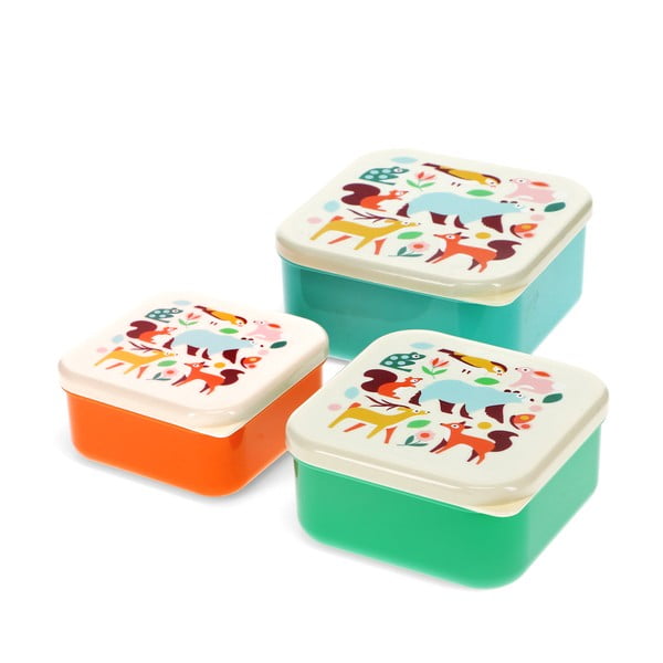 Laste toidukarp 3 tk Woodland - Rex London-image-2