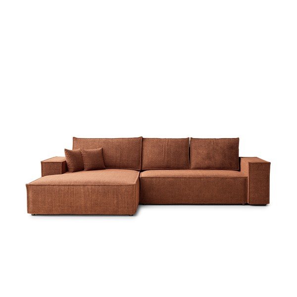 Šenilldiivanvoodi/panipaigaga nurgadiivan vasevärvis (vasak nurk/diivanvoodiga) Maze - Maison de Rêve