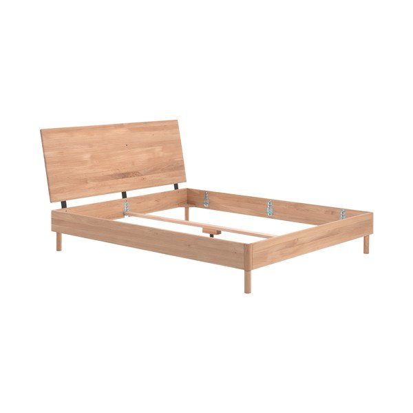 Tammepuidust kaheinimesevoodi ilma voodipõhjata 160x200 cm Forrest - Vipack-image-2