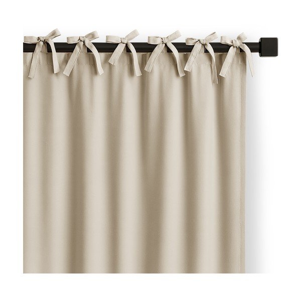 Kreem pimendav kardin 140x250 cm Carli Tie - Restilo