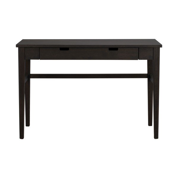 Konsoollaud tumeda naturaalse tammepuust pealispinnaga 40x110 cm Garrison - Rowico-image-2