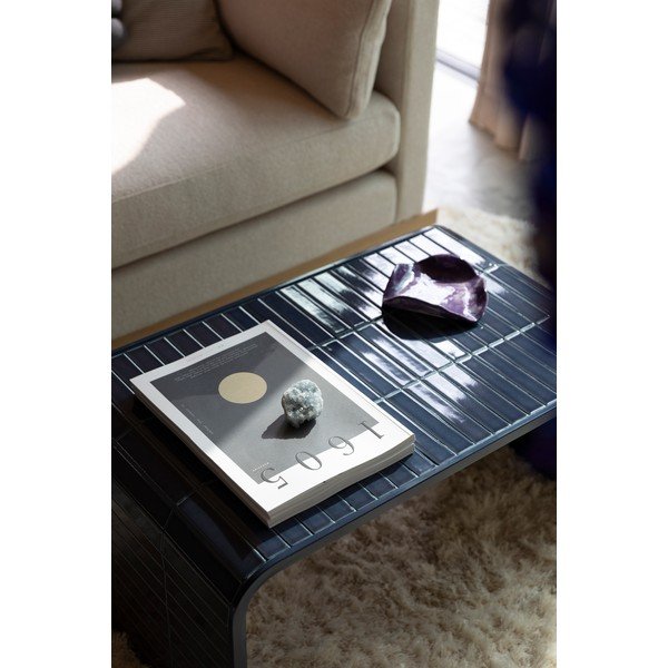 Sinine keraamiline diivanilaud 47x80 cm Tiles - Zuiver-image-4