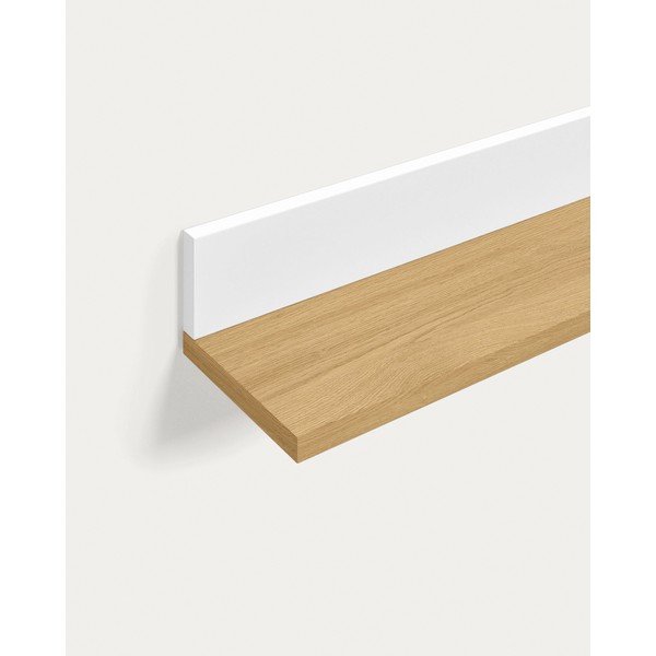 Valge tammespoonist riiul 120 cm Abilen - Kave Home-image-2