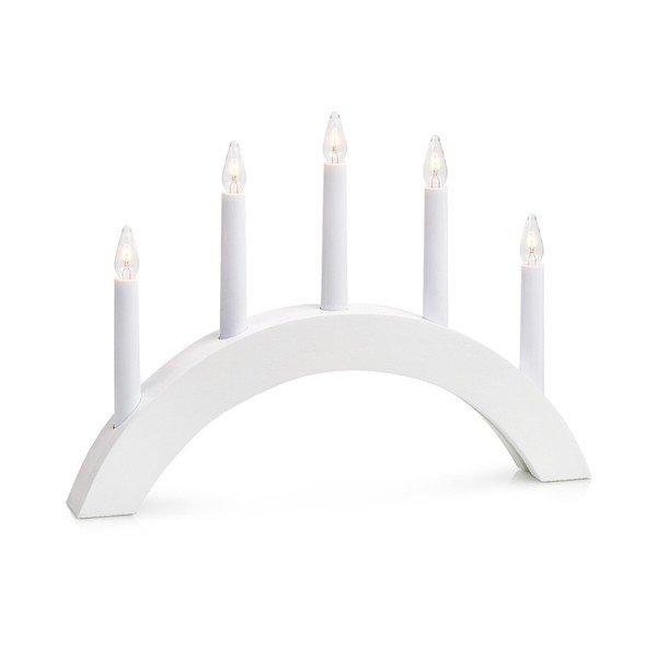 Bílý svícen Markslöjd Atle, délka 40 cm