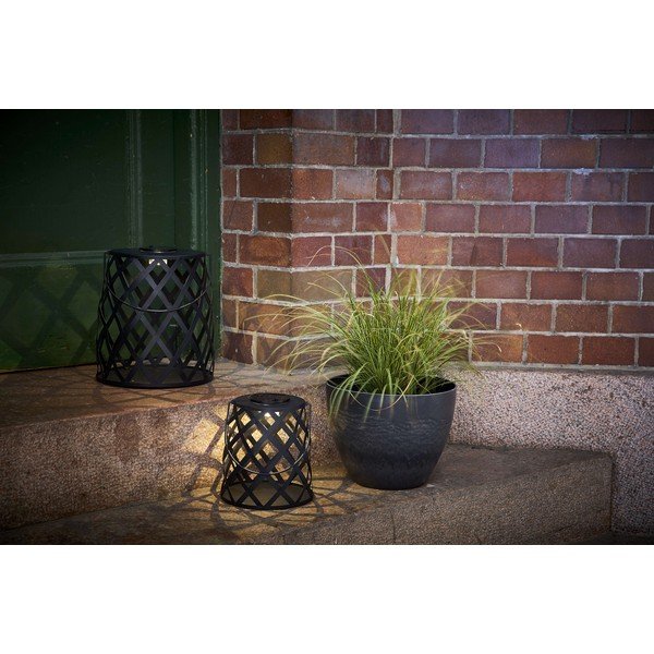 Must LED-latern, kõrgus 28 cm Calabria - Star Trading-image-4