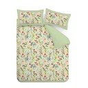 Roheline 3-osaline voodipesu 230x220 cm Birds In Bloom - RHS