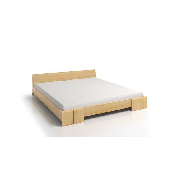 Dvoulůžková postel z borovicového dřeva SKANDICA Vestre, 200 x 200 cm-image-3