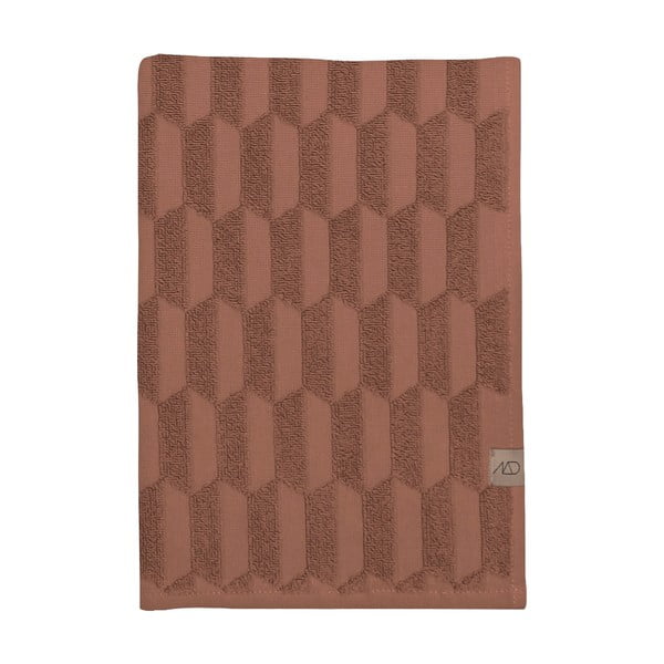 Pruun puuvillane rätik 50x95 cm Geo - Mette Ditmer Denmark
