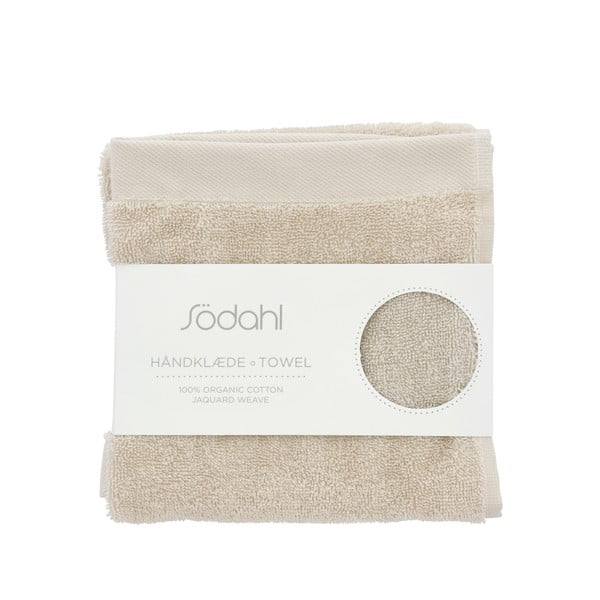 Beež puuvillane froteerätik 40x60 cm Comfort - Södahl-image-3