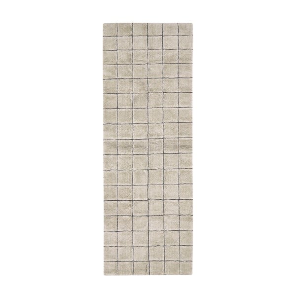 Beež villane vaip 80x230 cm Mosaic Sandstone – Lorena Canals
