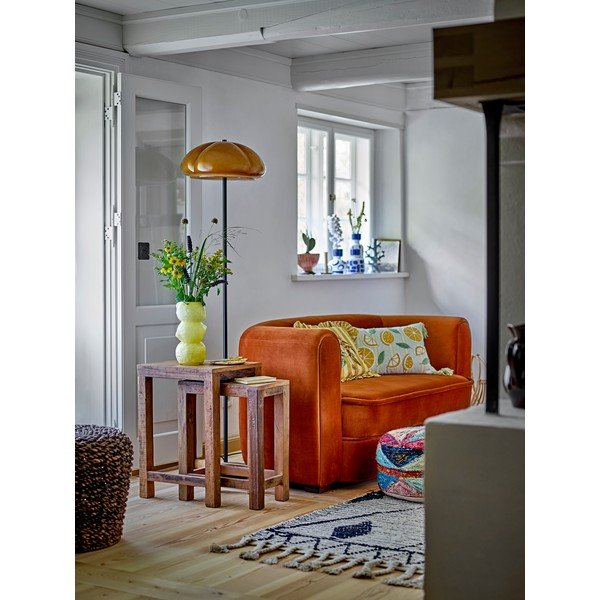 Kollane klaasist vaas (kõrgus 27 cm) Limone - Bloomingville-image-1