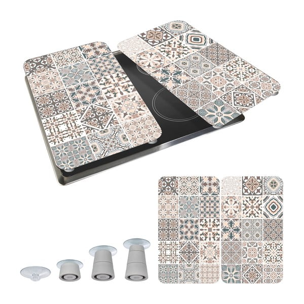 Klaasist pliidikatte komplekt 2 tk Universal tile - Wenko-image-2