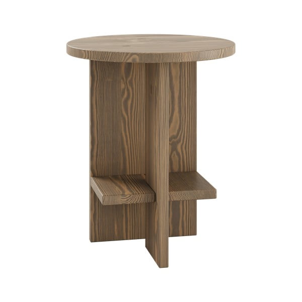 Pruun ümmargune kohvilaud Rondure - Karup Design-image-1