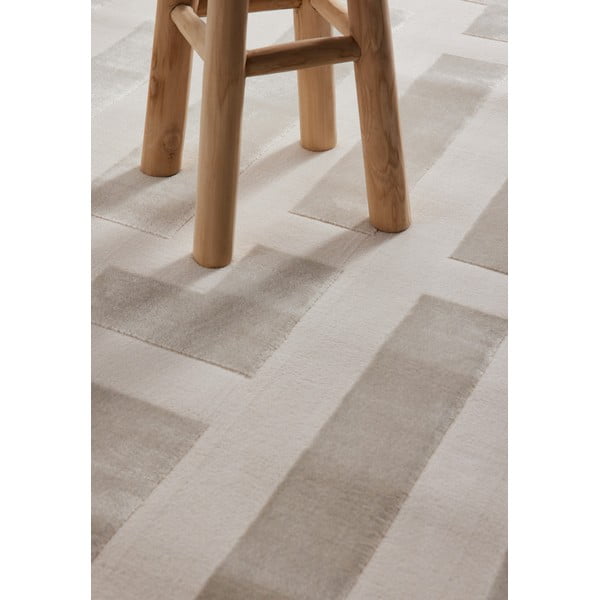 Hall-kreem vaip 160x235 cm Perles Onyx – Elle Decoration-image-4