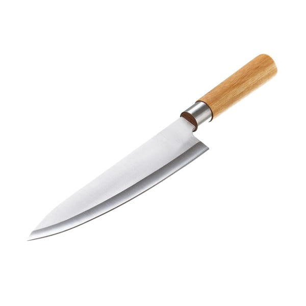 Univerzální nůž Unimasa z nerezové oceli a bambusu Unisama, délka 33,5 cm