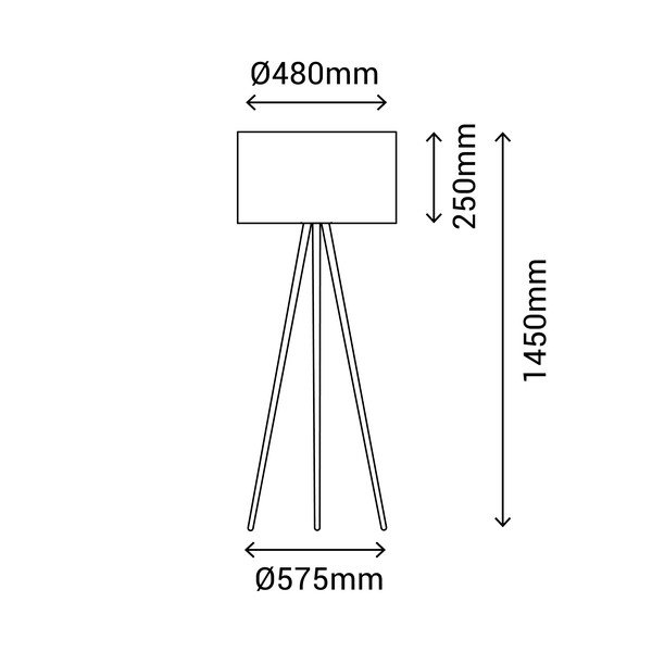 Rattanist põrandalamp, kõrgus 145 cm Rattan - SULION-image-3
