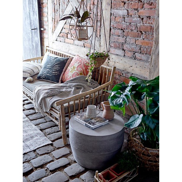 Rippuv bambusest poti statiiv , kõrgus 52 cm Salum - Bloomingville-image-1