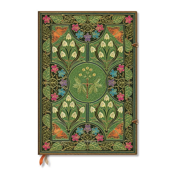 Nelinkovaný zápisník s tvrdou vazbou Paperblanks Poetry in Bloom, 21 x 30 cm