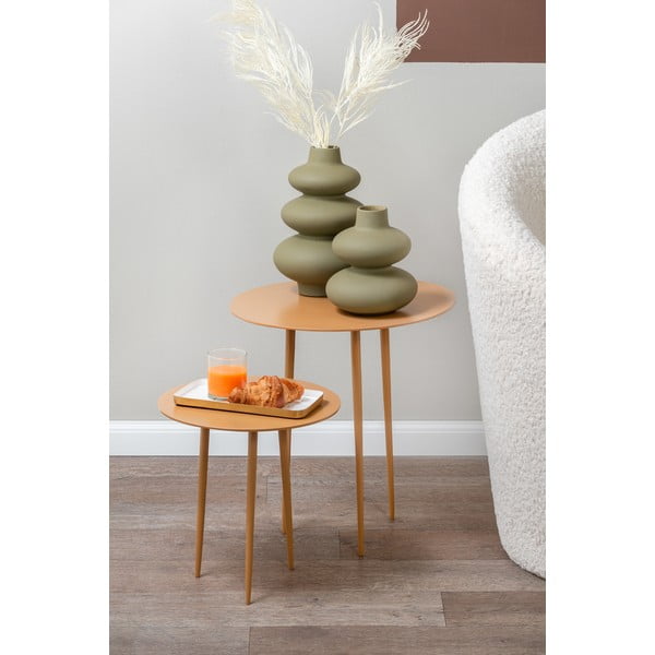 Roheline keraamiline vaas Karlsson Circles, kõrgus 19,4 cm - PT LIVING-image-1