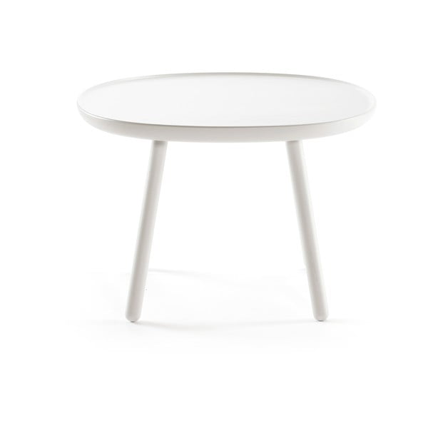Valge täispuidust laud, ø 64 cm Naïve - EMKO-image-1