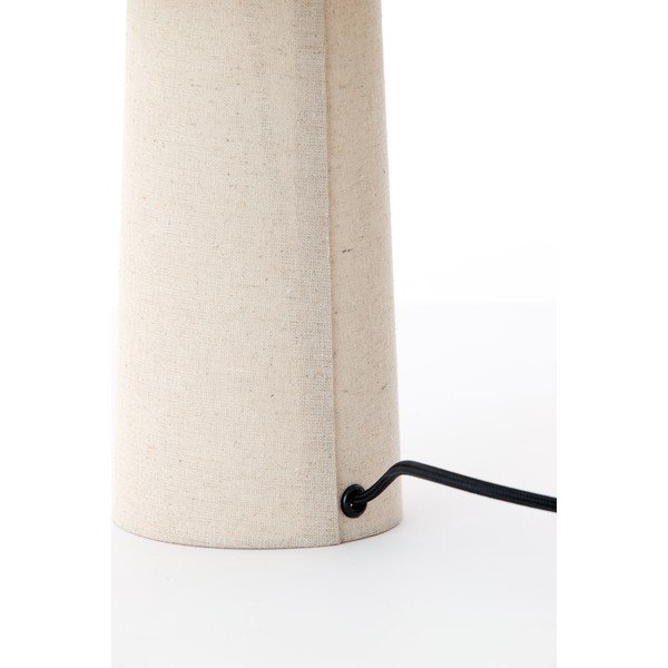 Valge laualamp tekstiilist varjuga (kõrgus 50 cm) Musaby - Light & Living-image-2