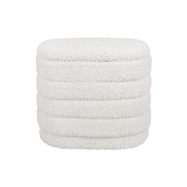 Valge ovaalne pouf koos hoiuga Cuddly - Leitmotiv-image-2