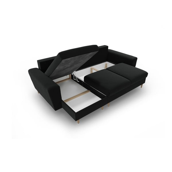 Must sametist panipaigaga nurgadiivanvoodi Kyoto - Cosmopolitan Design-image-3