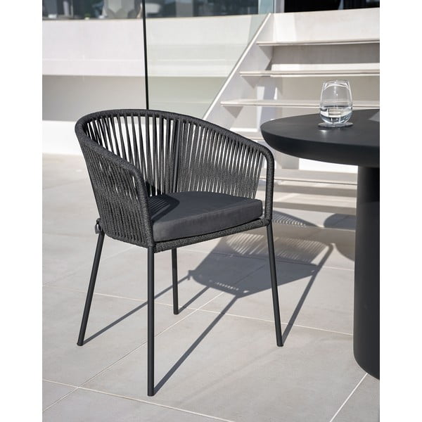 Must teraskonstruktsiooniga aiatool Yanet - Kave Home-image-1