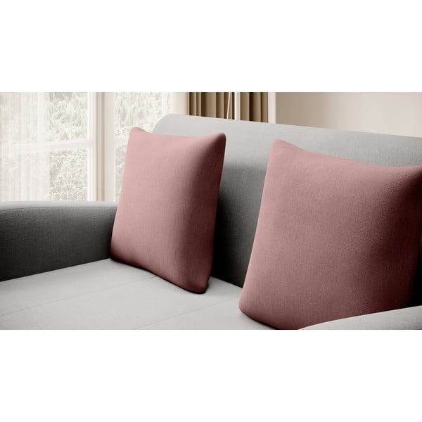 Roosa-helehall sametdiivan, muudetav, 130 cm Ario – ELTAP-image-4