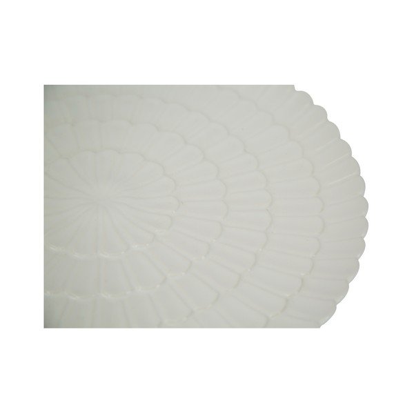 Bílý porcelánový talíř Mauro Ferretti Flower-image-2