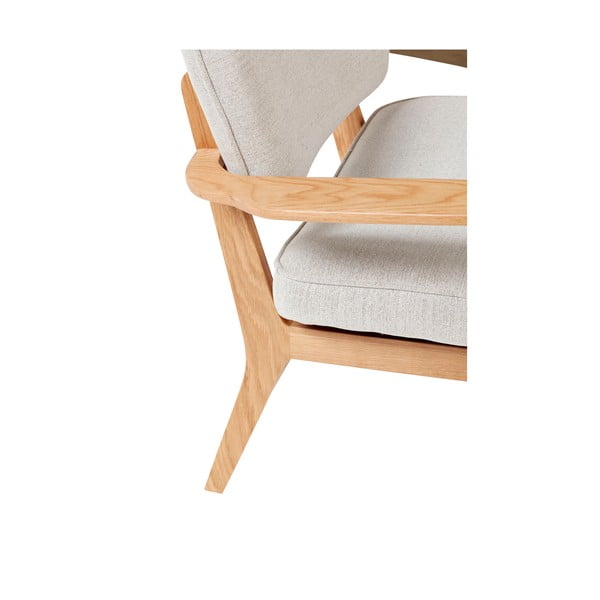 Tammepuust struktuuriga hall tugitool Haze - Hübsch-image-3