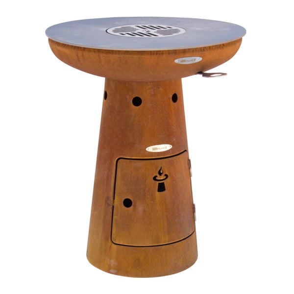 Pruun välitingimustes kasutatav puidust grill , ø 62 cm Nero S - Remundi