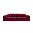 Punane sametne diivan 320 cm Rome Velvet - Cosmopolitan Design