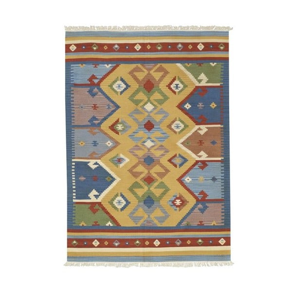Vlněný koberec Kilim Classic K05 Mix, 155x215 cm