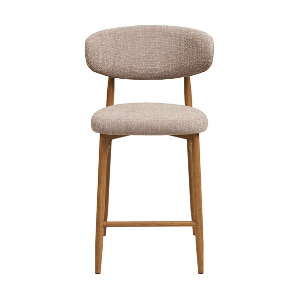 Beež polsterdatud baaritool (istme kõrgus 65 cm) Levanto – House Nordic-image-2