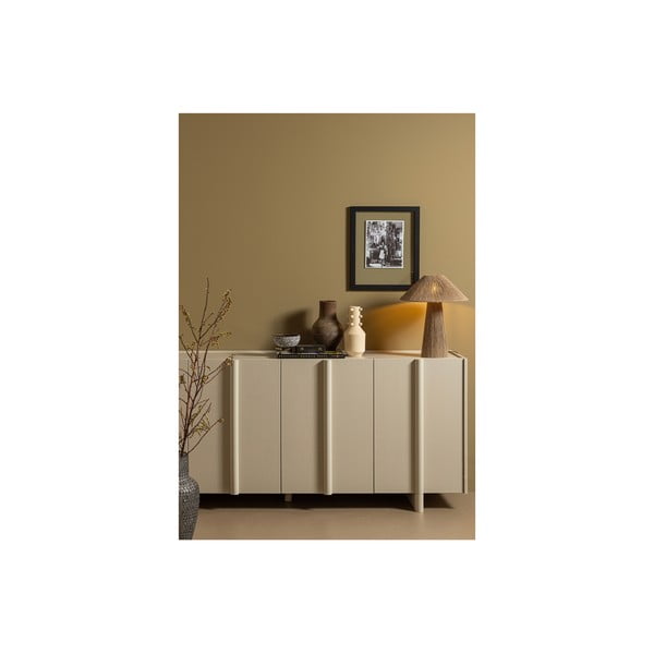 Kreem madal männipuidust moodulkummut 200x85 cm Basu - WOOOD-image-1