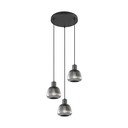 Must rippvalgusti klaasist varjuga ø 37 cm Tarifa - Trio